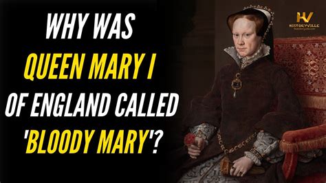 why queen mary was called bloody mary